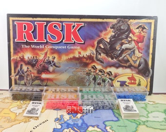 Vintage Risk Game 1993, Parker Brothers World Conquest Risk Board Game,  Family Game Night, Jeu de stratégie -  France