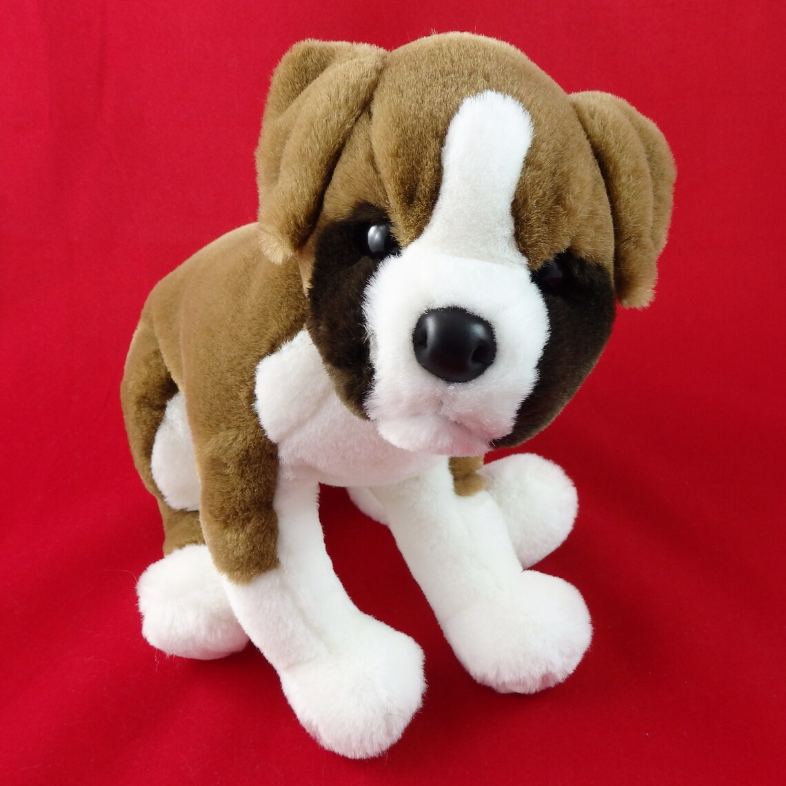 Vintage Douglas Boxer Plush Toy Boxer Dog Plush Stuffed Etsy