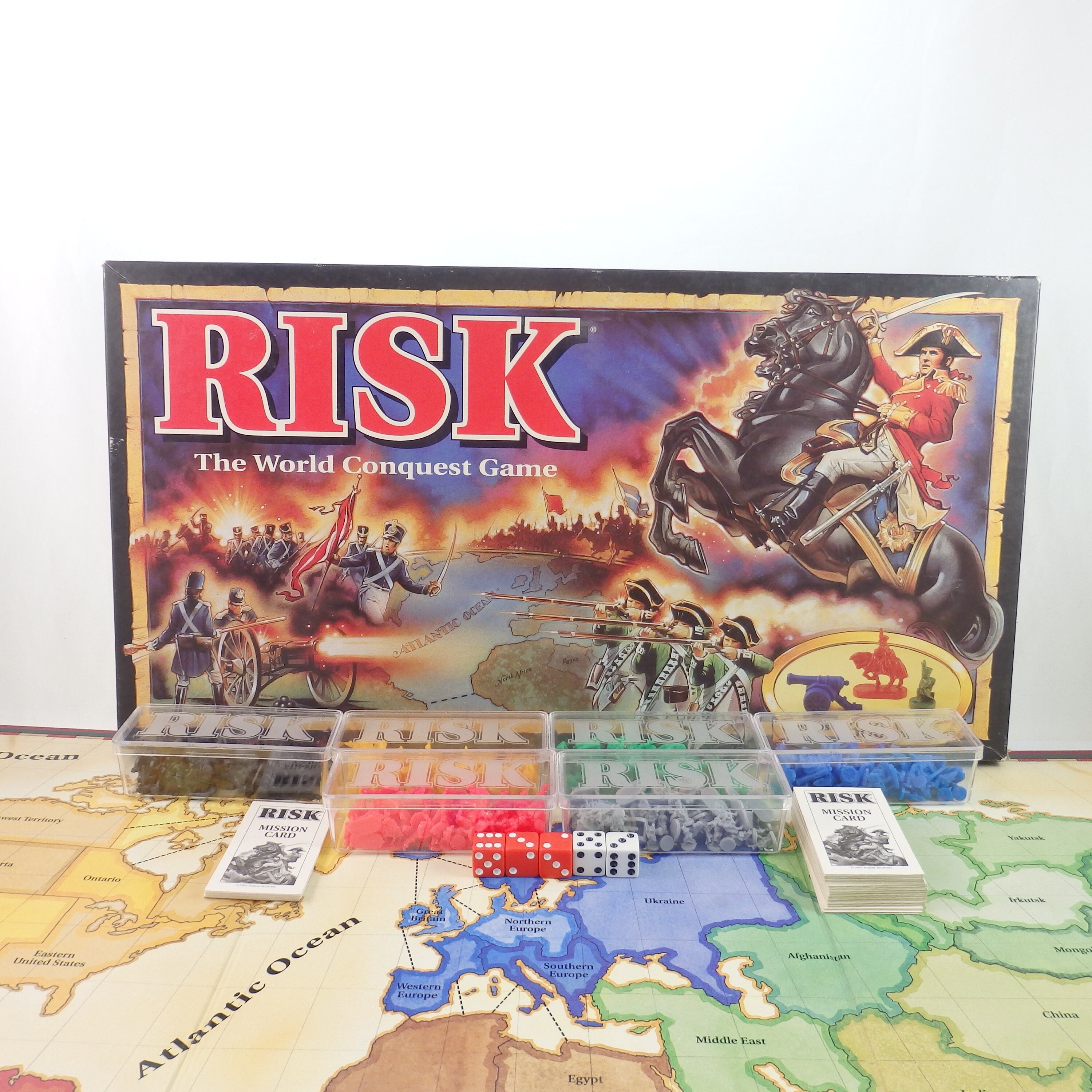 RISK The World Conquest Game Complete 1999 EDITION War Board game