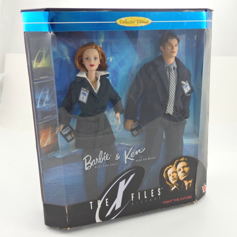 Vintage 90s X Files Barbie Doll Gift Set Mattel 1998 Barbie Etsy