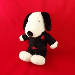 Vintage Tuxedo Formal Snoopy Plush Toy, Peanuts Plush Dog, Stuffed Animal, Stuffed Dog Plush Snoopy Stuffed Toy, Snoopy Plushie