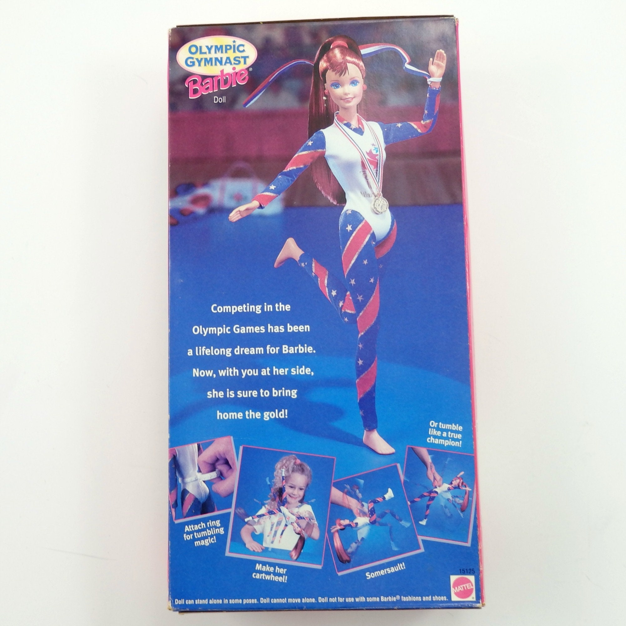 Vintage 90s NIB Olympic Gymnast Barbie Doll Olympic Games Etsy