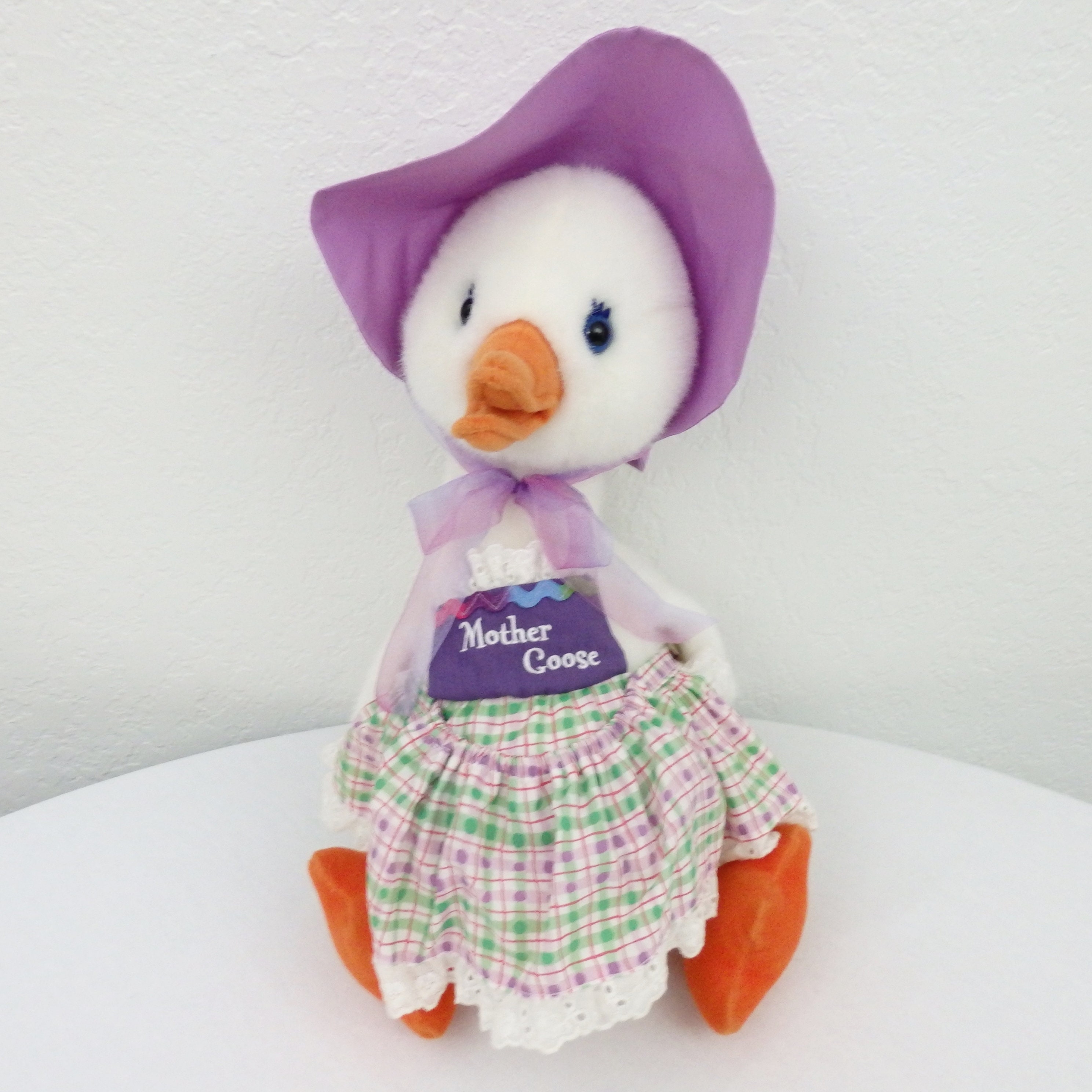 Vintage 90s Mother Goose Plush Toy Nursery Rhymes Stuffed Etsy