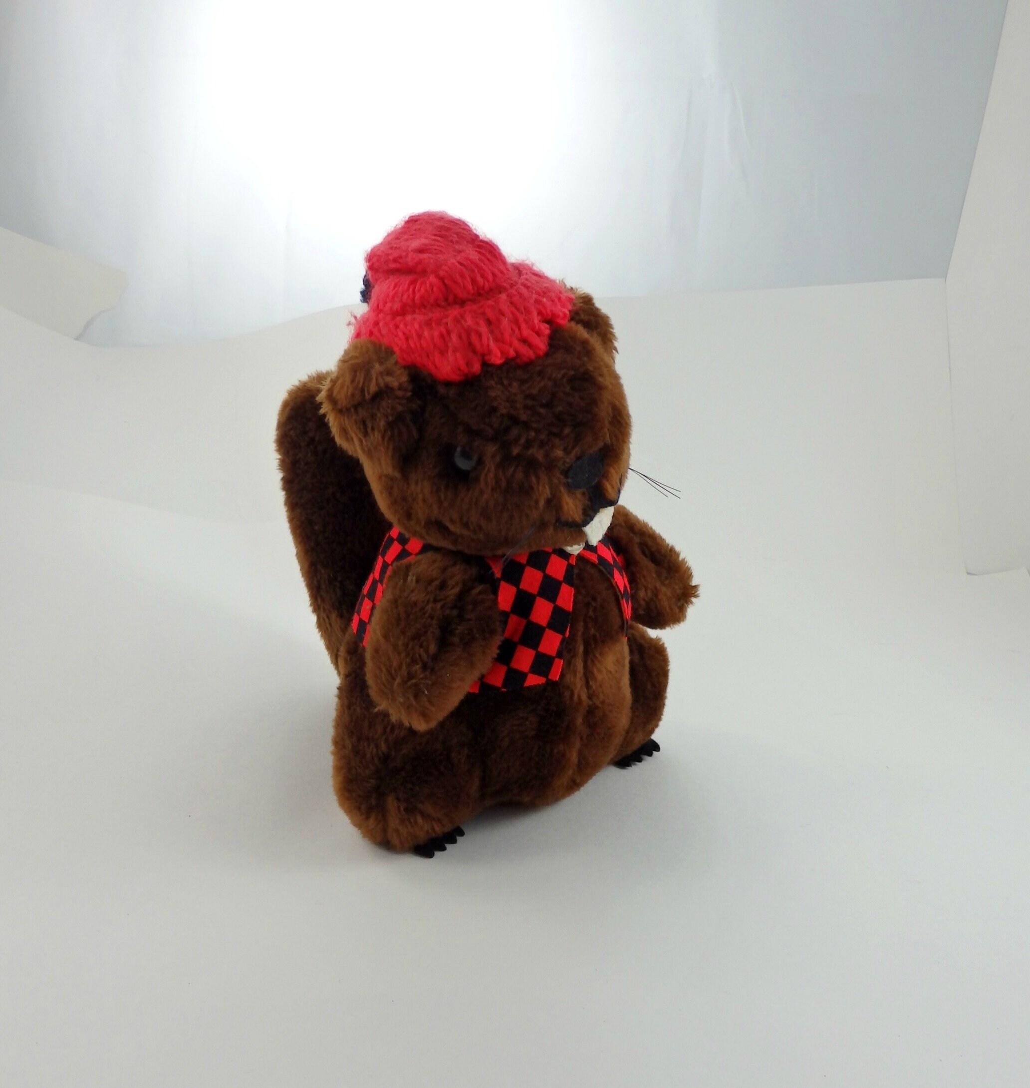 stuffed beaver toy