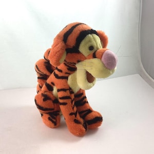 Vintage 90s Disney Tigger Plush Toy, Winnie The Pooh Disney Plush, Stuffed Animal, Stuffed Tiger Plushie, Plush Tigger Toy, Stuffed Toy