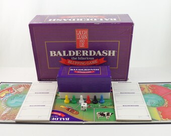 Details about   Vtg Original 1984 Balderdash Board Game Hilarious Bluffing-Complete Your Game! 