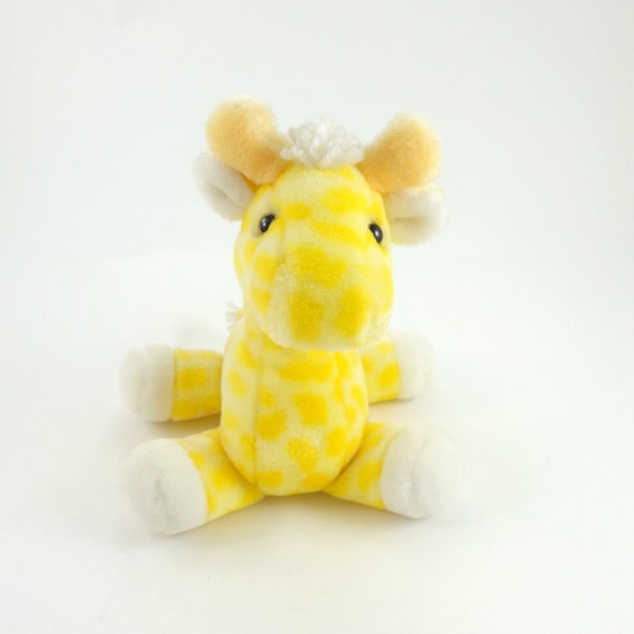 yellow giraffe stuffed animal
