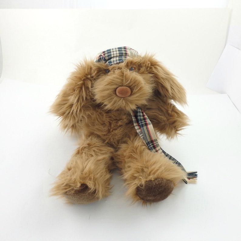 Vintage 80s Fiesta Scruffy Brown Dog Plush Toy Stuffed | Etsy