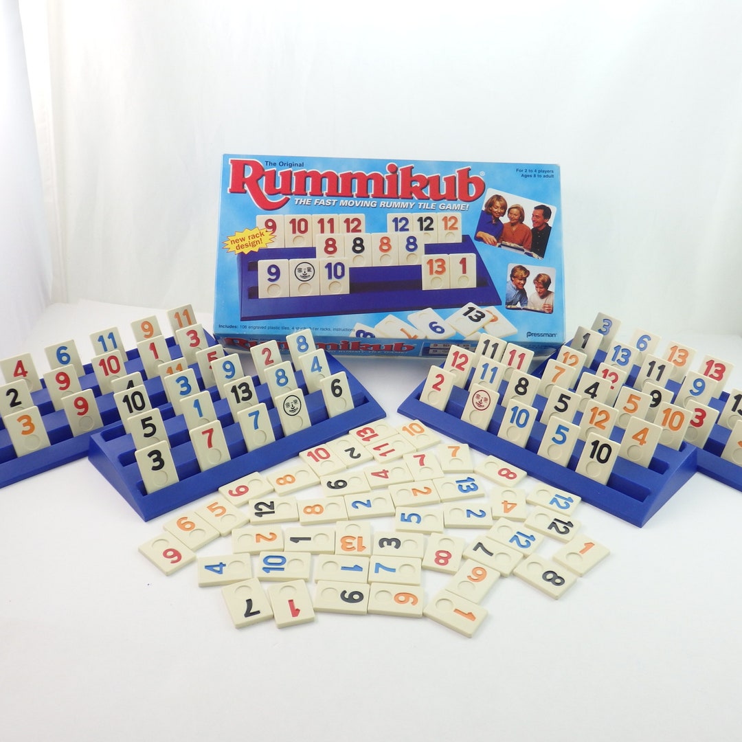 Vintage Rummikub Game Pressman 1997 Rummikub Board Game Etsy