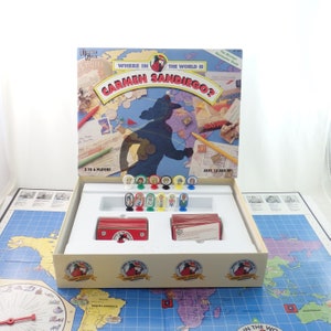 Vintage 90s Where In The World Is Carmen SanDiego? Game 1992, Geography Kids Board Game, Family Game Night, Kids Game, Educational Game