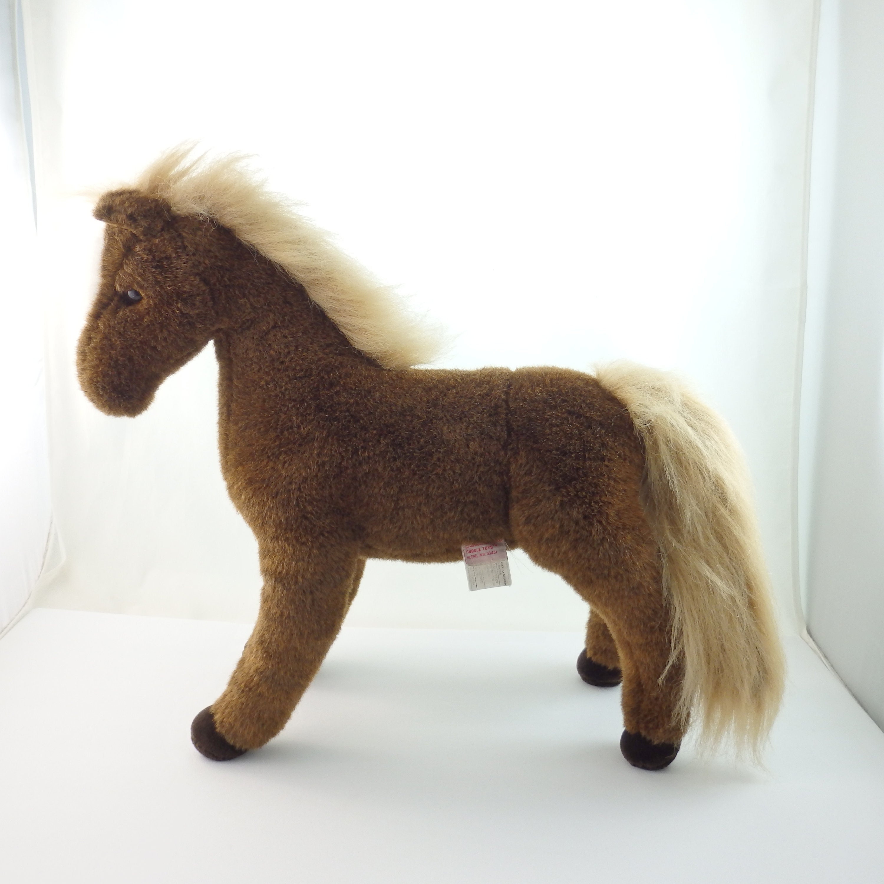 brown horse plush