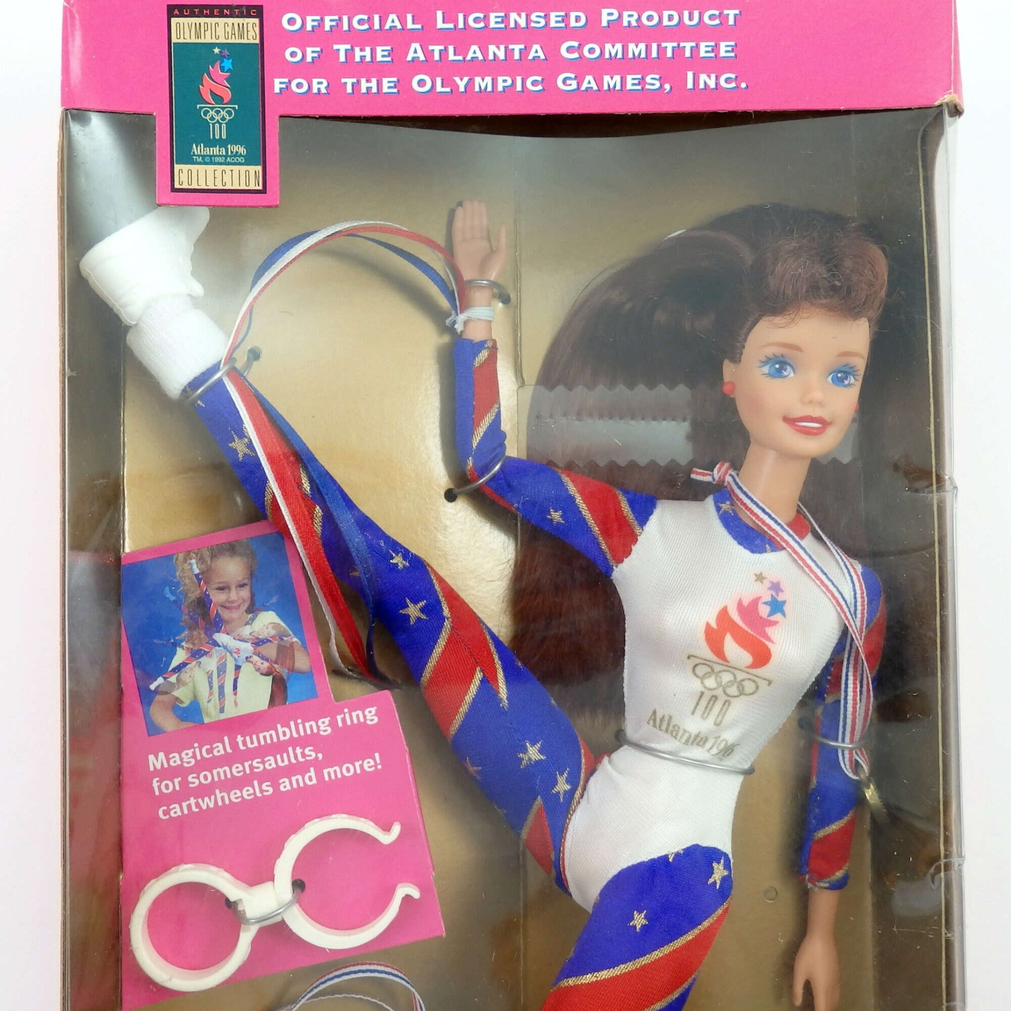 Vintage 90s NIB Olympic Gymnast Barbie Doll Olympic Games Etsy