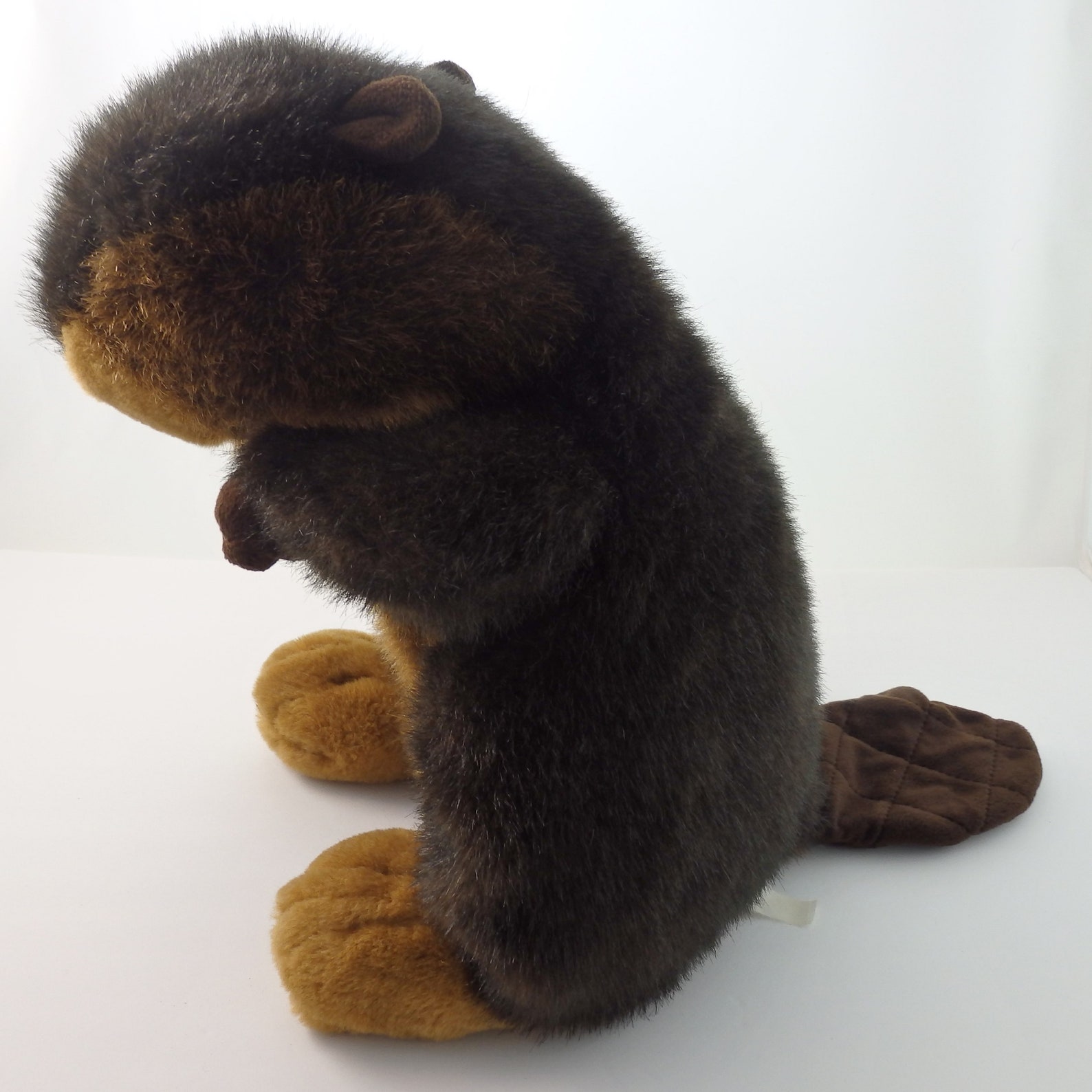 Vintage 80s Beaver Plush Toy Stuffed Animal Stuffed Beaver Etsy