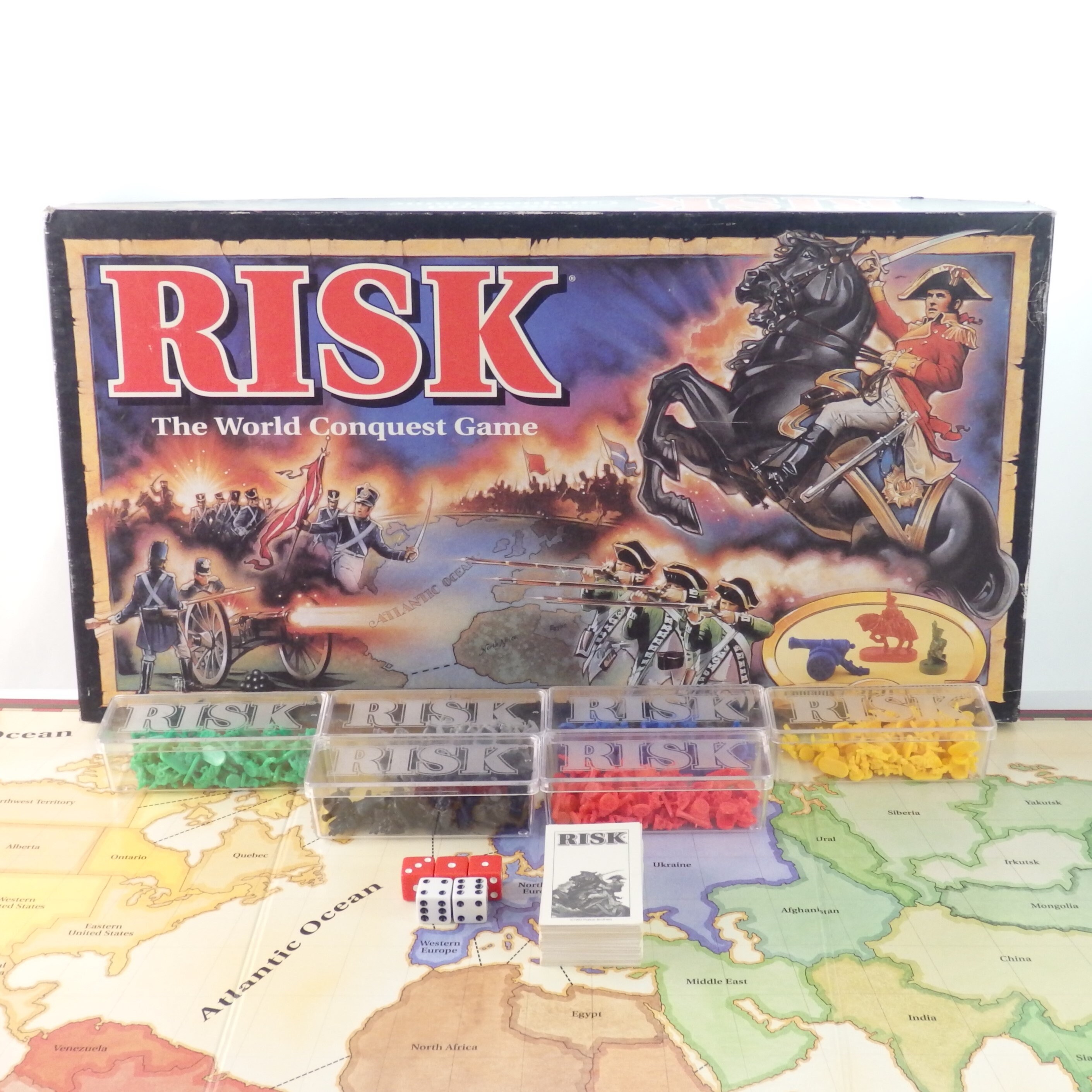 Vintage Risk Game 1993 Parker Brothers World Conquest Risk - Etsy