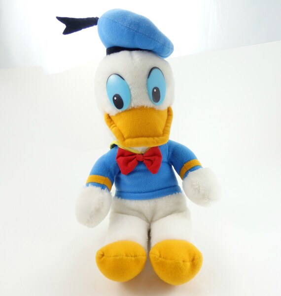 vintage donald duck stuffed animal