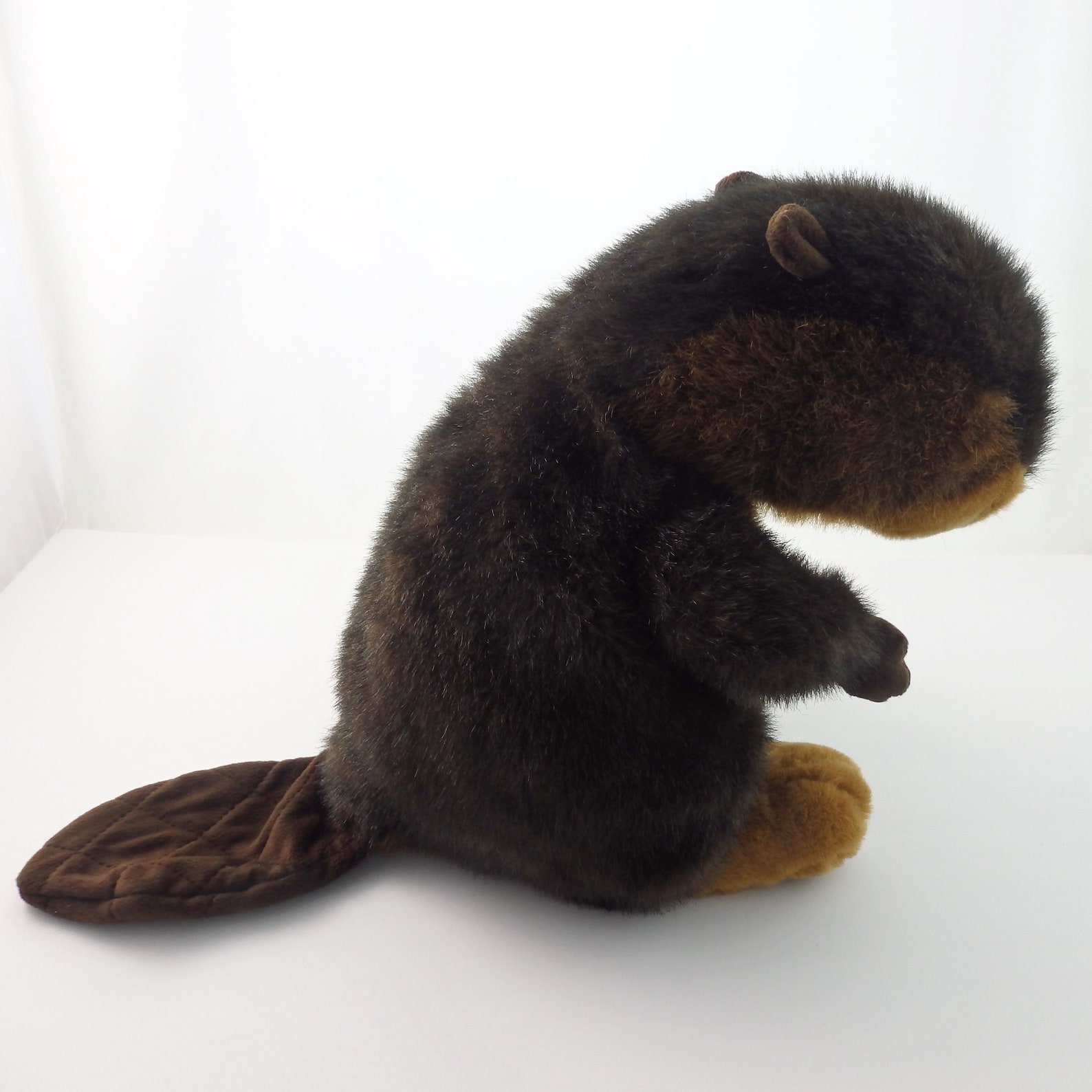 Vintage 80s Beaver Plush Toy Stuffed Animal Stuffed Beaver Etsy