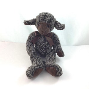 Vintage Russ Black Sheep Plush Toy, Lil Trubbles Stuffed Lamb Plushie, Stuffed Animal, Lamb Plush, Stuffed Sheep Plushie, Stuffed Toy