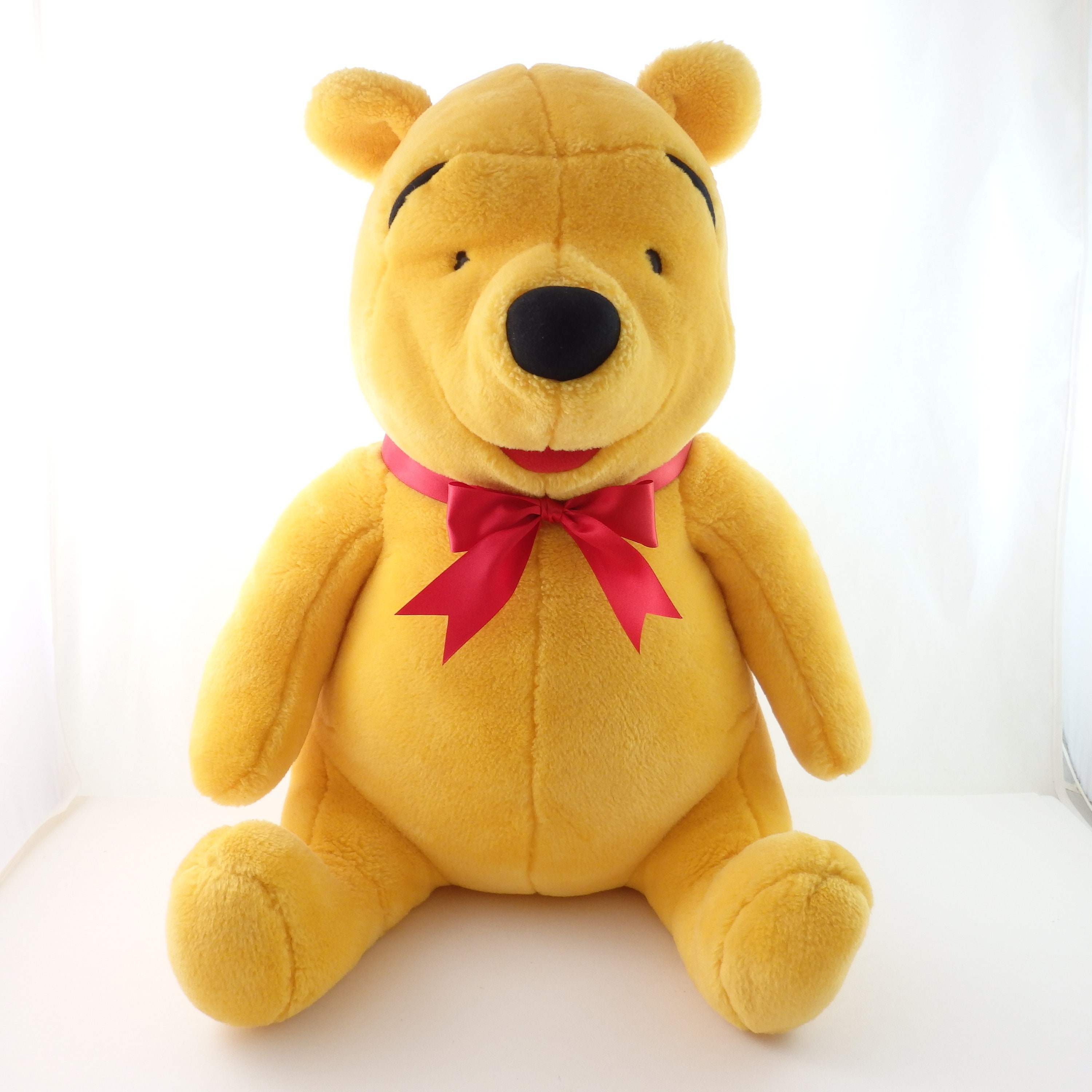 Vintage Disney Winnie the Pooh Plush Toy Big Pooh Bear Plush - Etsy
