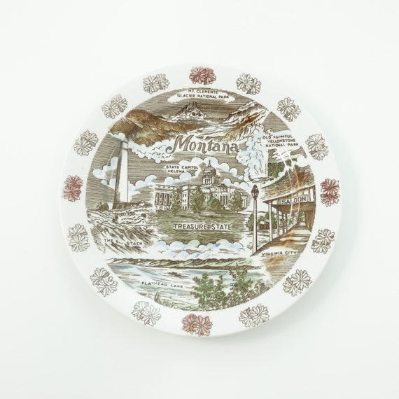 Art & Collectibles Montana Souvenir Plate Collectible Plates