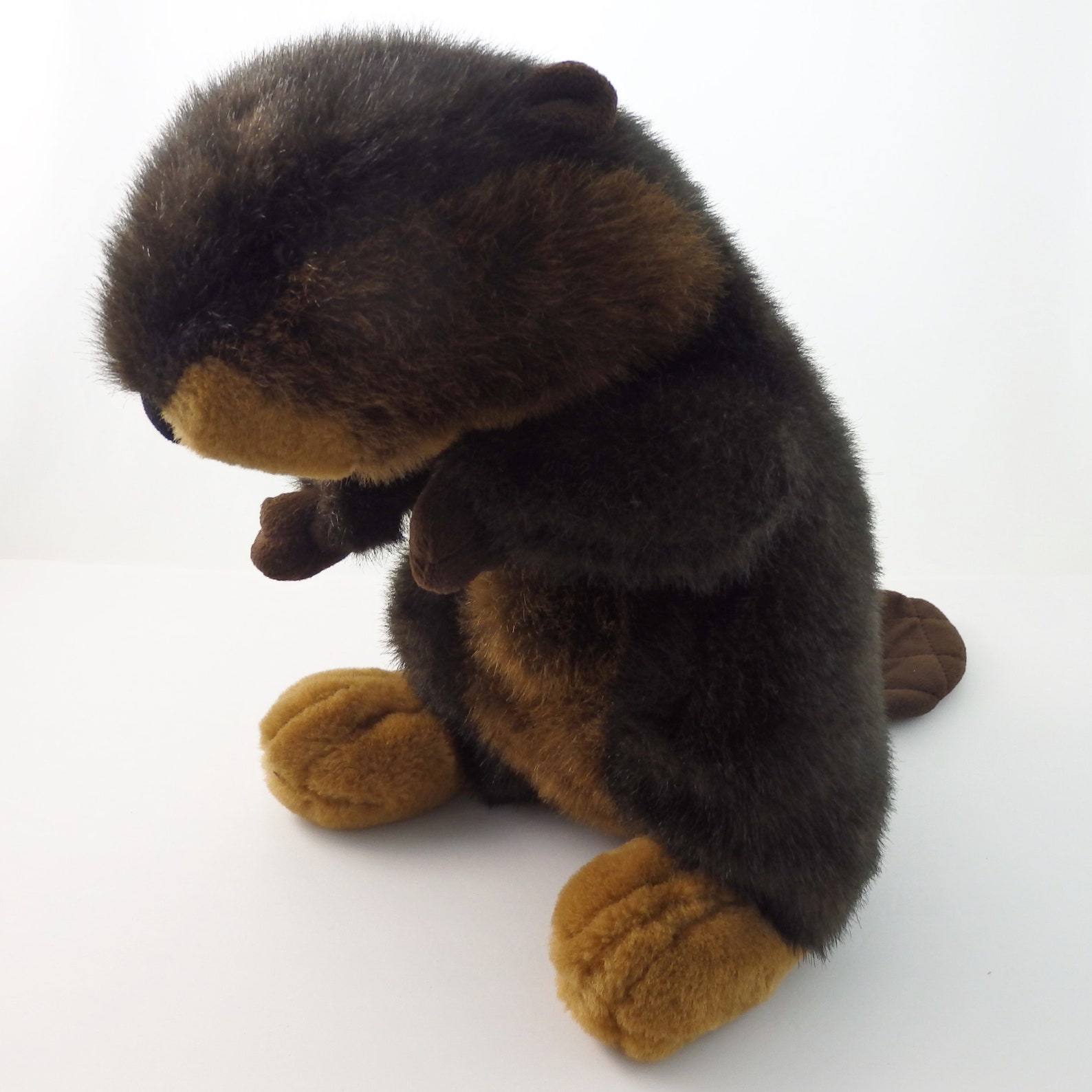 Vintage 80s Beaver Plush Toy Stuffed Animal Stuffed Beaver Etsy