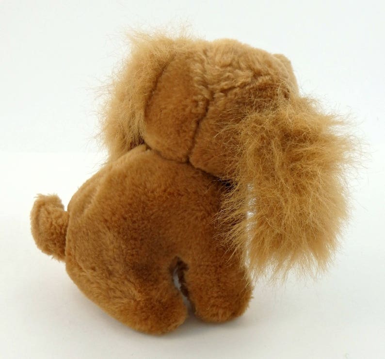 Vintage 80s Spaniel Plush Dog Lover Gift Floppy Ear Dog Stuffed Puppy Cockerspaniel Gift Collectible Dog Spaniel Gift Brown Spaniel