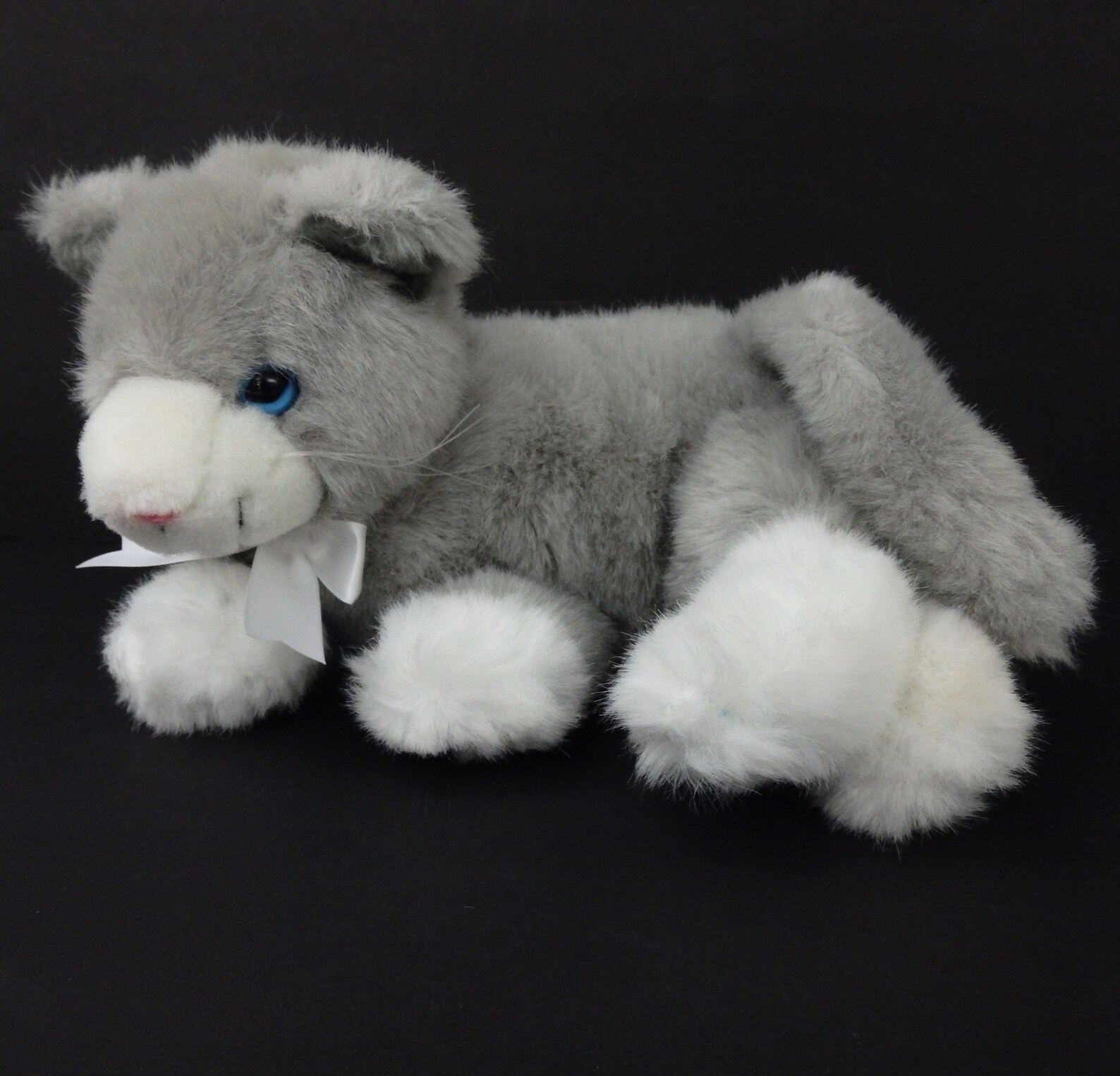 Vintage Suncost Toys Gray Cat Plush Toy Stuffed Cat Plushie | Etsy