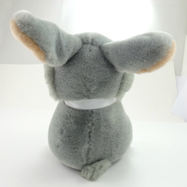 Vintage 80s Gray Rabbit Plush Toy Stuffed Animal Stuffed | Etsy