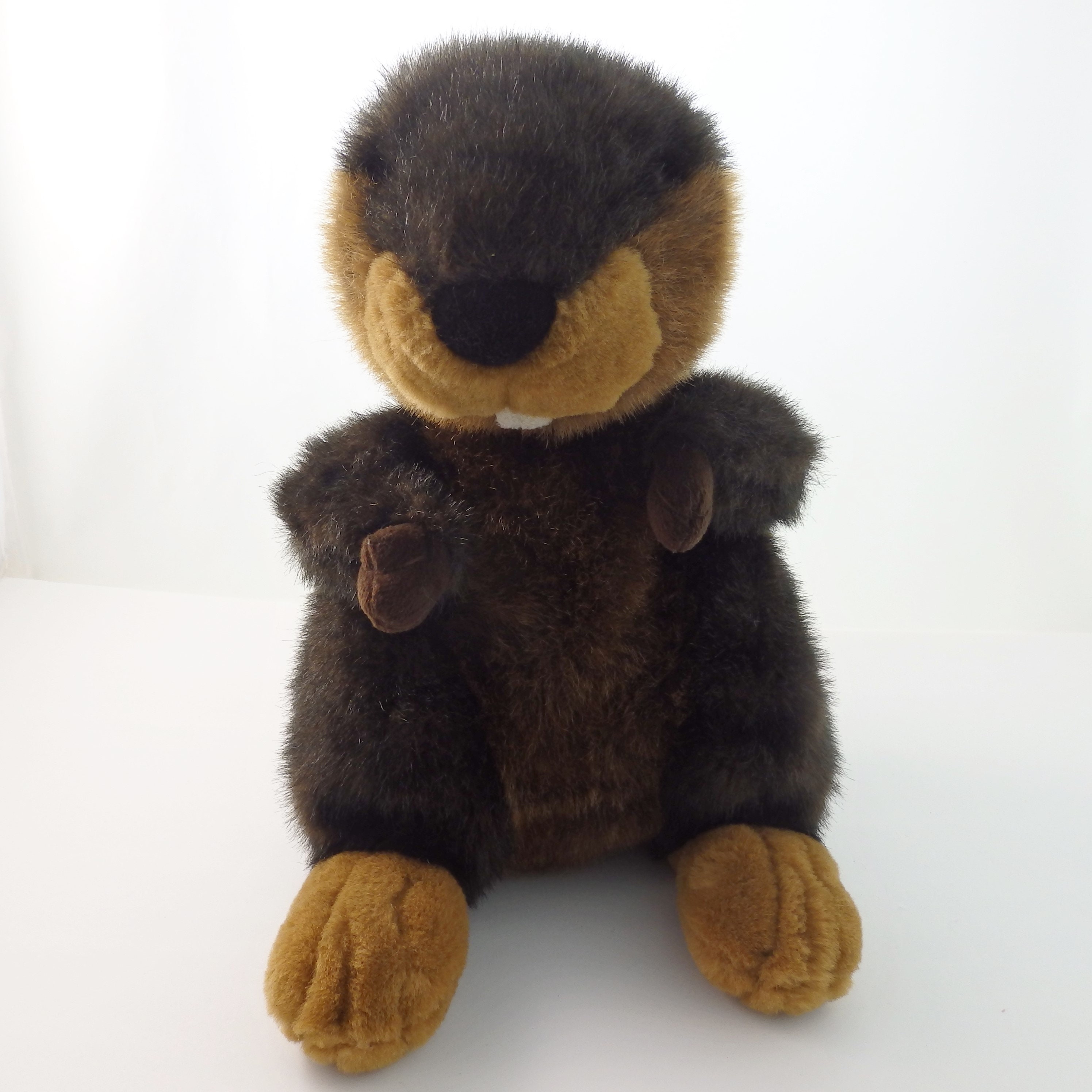 Vintage 80s Beaver Plush Toy Stuffed Animal Stuffed Beaver Etsy