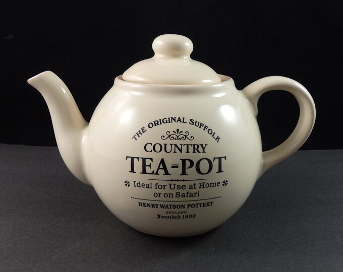 Vintage the Original Suffolk Country Teapot, Henry Watson Pottery