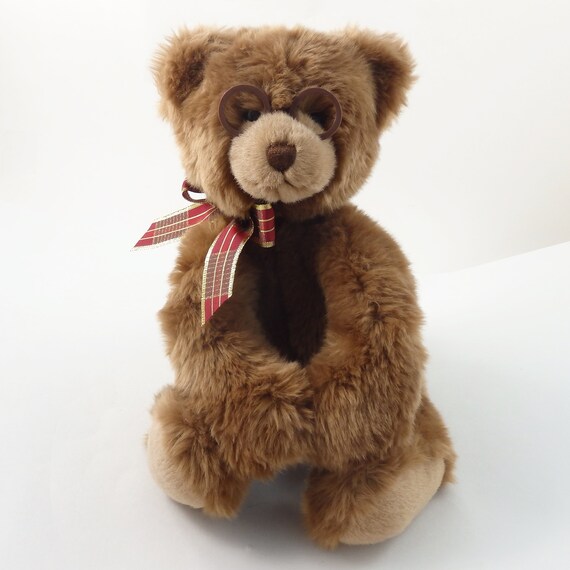 Teddy Bear Plushie Plush Bear With Glasses Stuffed Bear Stuffed Animal