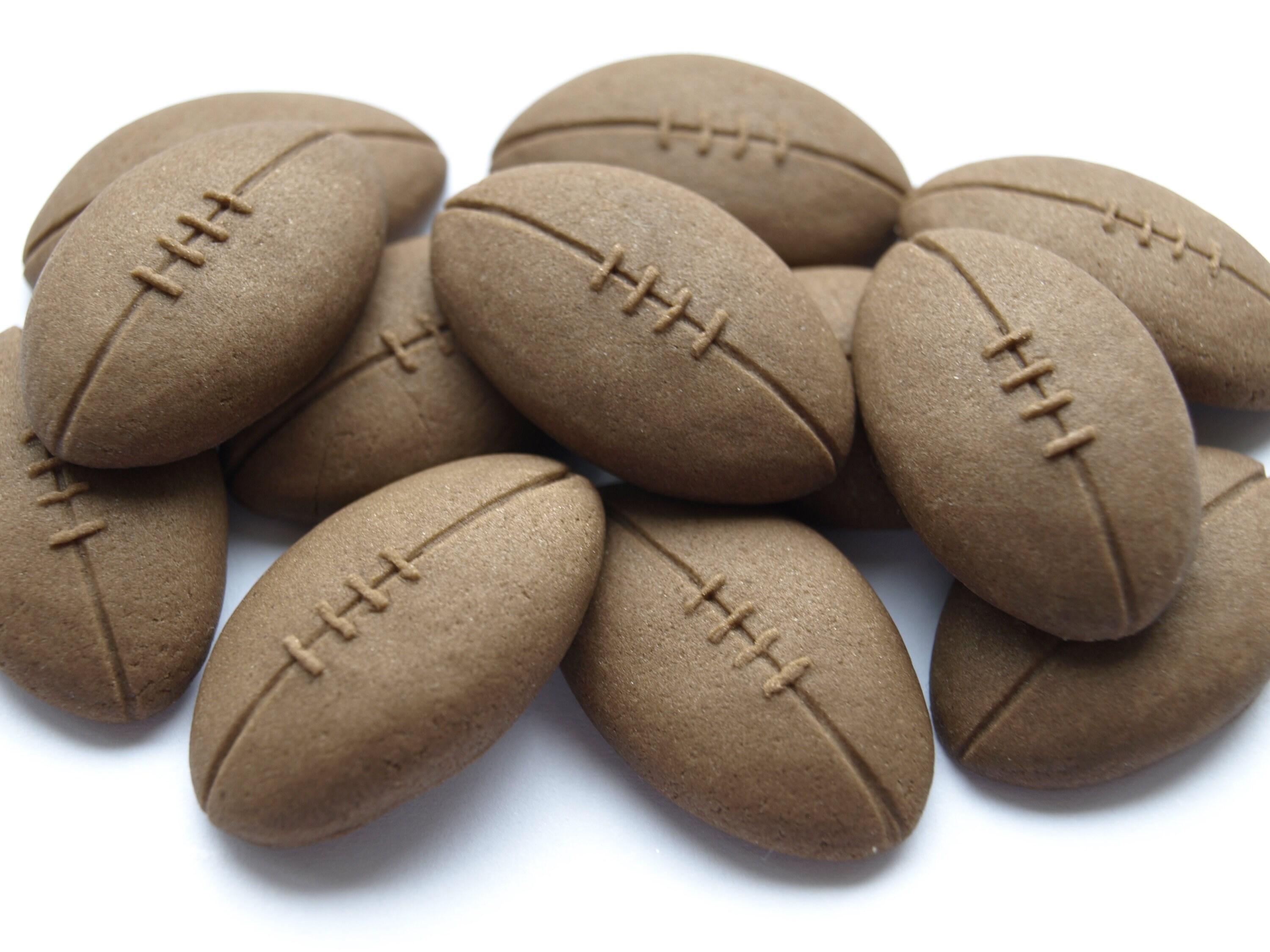 12x Rugby Ball Cupcake Toppers Edible Sport Cake Toppers Etsy UK