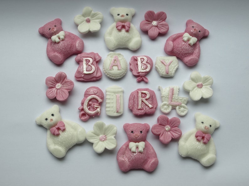 Baby Boy Edible Cupcake Toppers Baby Shower Cake Topper
