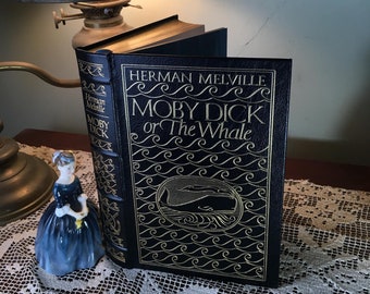 Moby Dick, Herman Melville, 1977, Easton Press, Collector’s Edition, American Classic/The White Whale/Whaling Classic/Ishmael/Captain Ahab