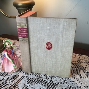 Palgrave: Lyrical Poetry; Golden Treasury, 1932, Classics Club/Classic Poetry/Poetry Book/Victorian Poetry/Classic Literature/Famous Poets