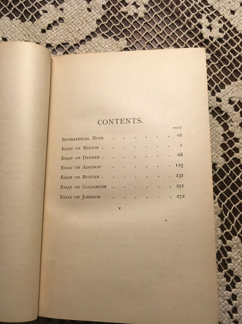 Critical and historical essays image