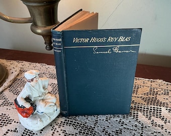 Antique Book/S. Garner: Victor Hugo, Ruy Blas/1897/French Text/French Drama/Alexandrine Verse