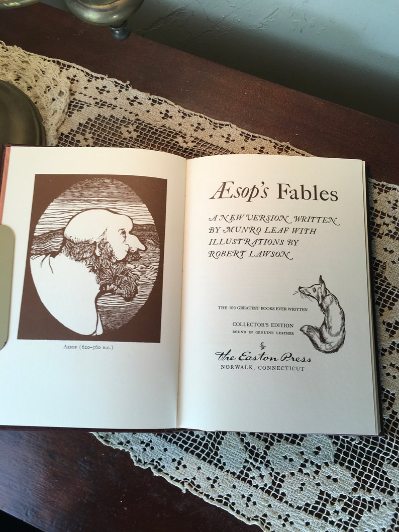 Easton Press Aesop's Fables: Leather-Bound Collector's Edition, 1979 bild 2