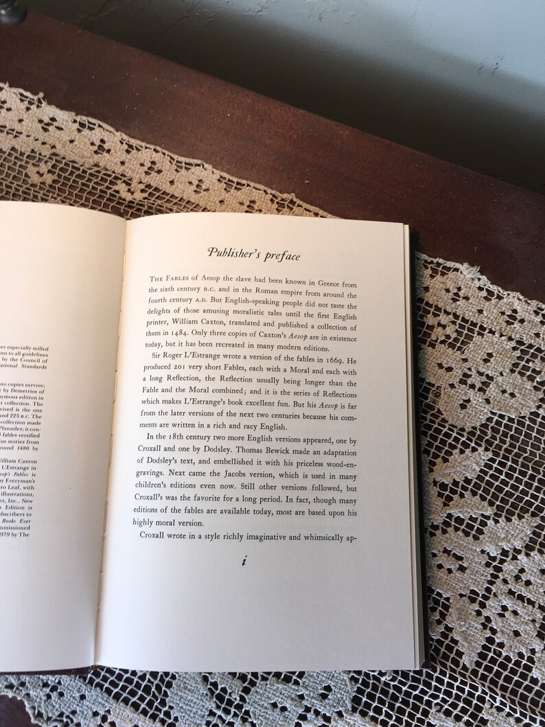 Easton Press Aesop's Fables: Leather-Bound Collector's Edition, 1979 bild 3