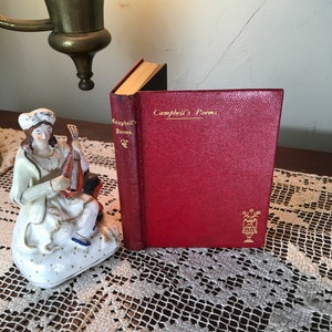 Antique Scottish Book/Poetical Works/Thomas Campbell/1886/edit. J. Hogben/Scottish Classic/Didactic Poems/Pleasures of Hope/Poetry Book