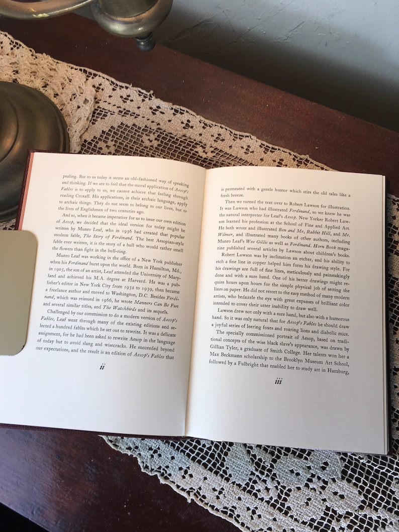 Easton Press Aesop's Fables: Leather-Bound Collector's Edition, 1979 bild 4