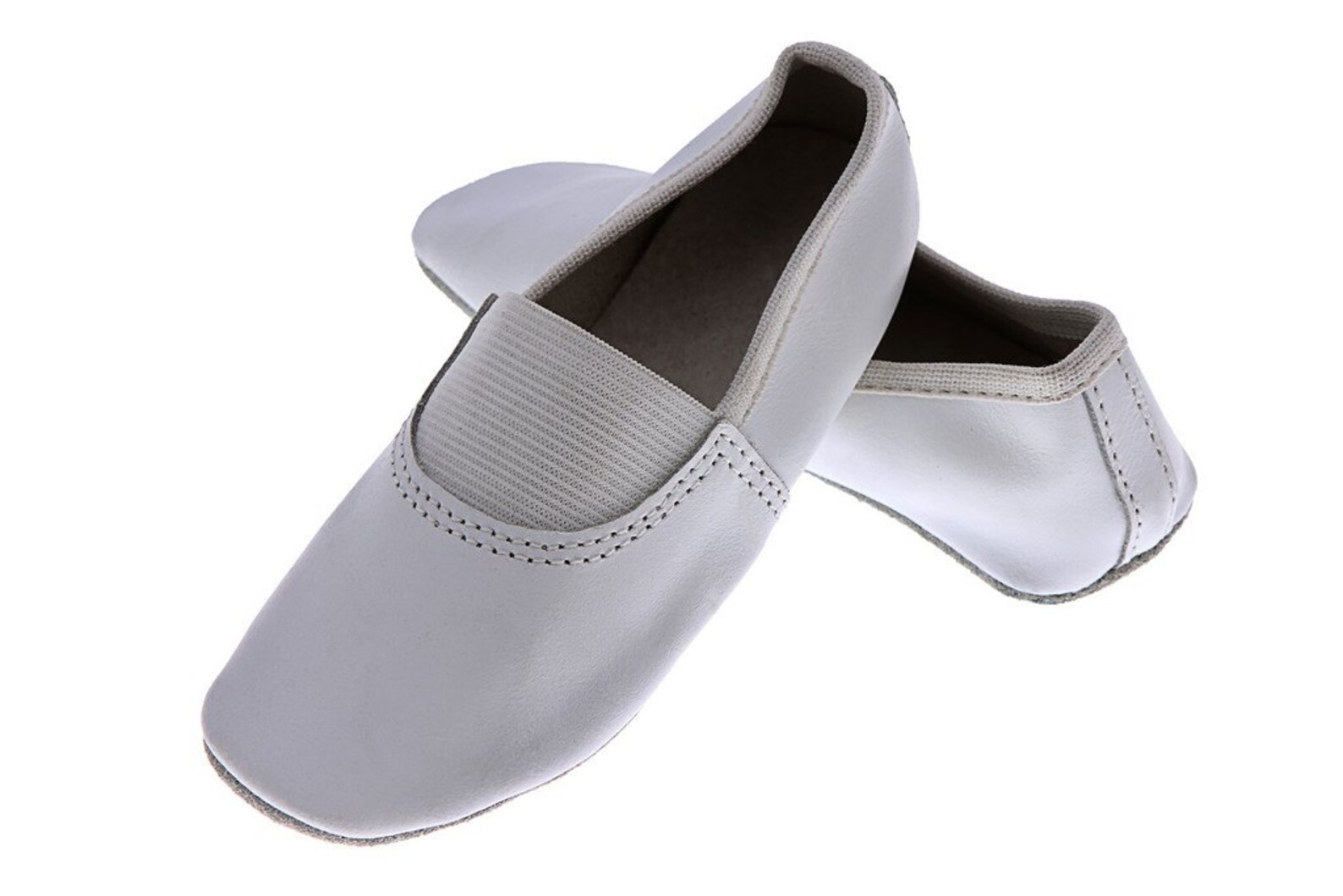 children boys girls leather full sole flats ballet dance slippers cheshky popular gym shoes leather pumps black white sizes supp