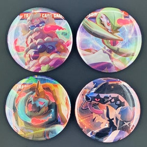 PKMN Champion&#39;s Path Pack Wrapper Buttons/Pins (2.25&quot;)