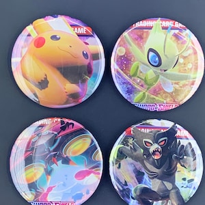 Botões/pinos do envoltório do pacote PKMN Sword & Shield Vivid Voltage (2,25")