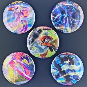PKMN Sword & Shield Astral Radiance Pack Wrapper Buttons/Pins (2.25&quot;)