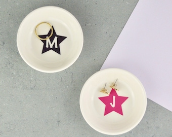 Mini Ring Dish - Personalised Star