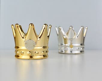 Ring Holder - Ring Dish - Crown - Peronalised - Gold Or Silver - Jewellery Dish - Ring stand - Ring Stand - Princess - Queen - Bling