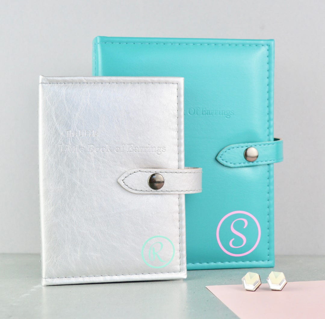Kleines Ohrring-Buch Reisegröße - Aufbewahrung Für 12 Paar Ohrringe