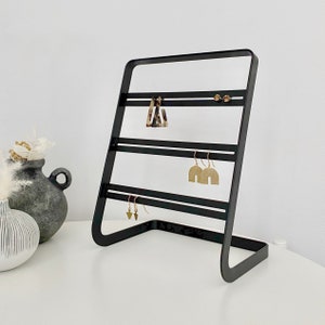 Personalised Earring Storage Stand - White or Black