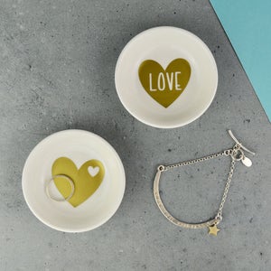 Mini Ring Dish - Heart Collection