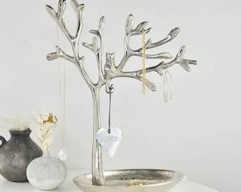 Silver Jewellery Tree Personalised Jewellery Stand